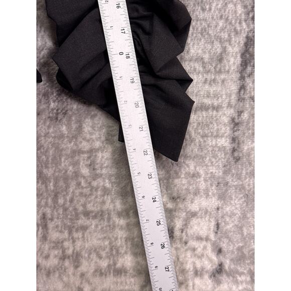 Jacquemus Pants 36 / US 4 Gray Suit Wool Ruched Stacked Runway Trouser Designer - Picture 5 of 8